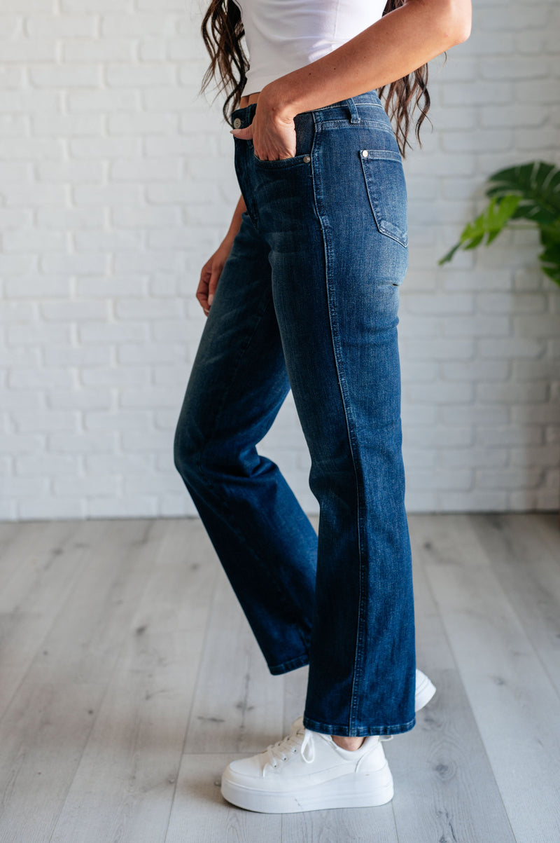 Muriel Mid Rise Control Top Classic Straight Jeans